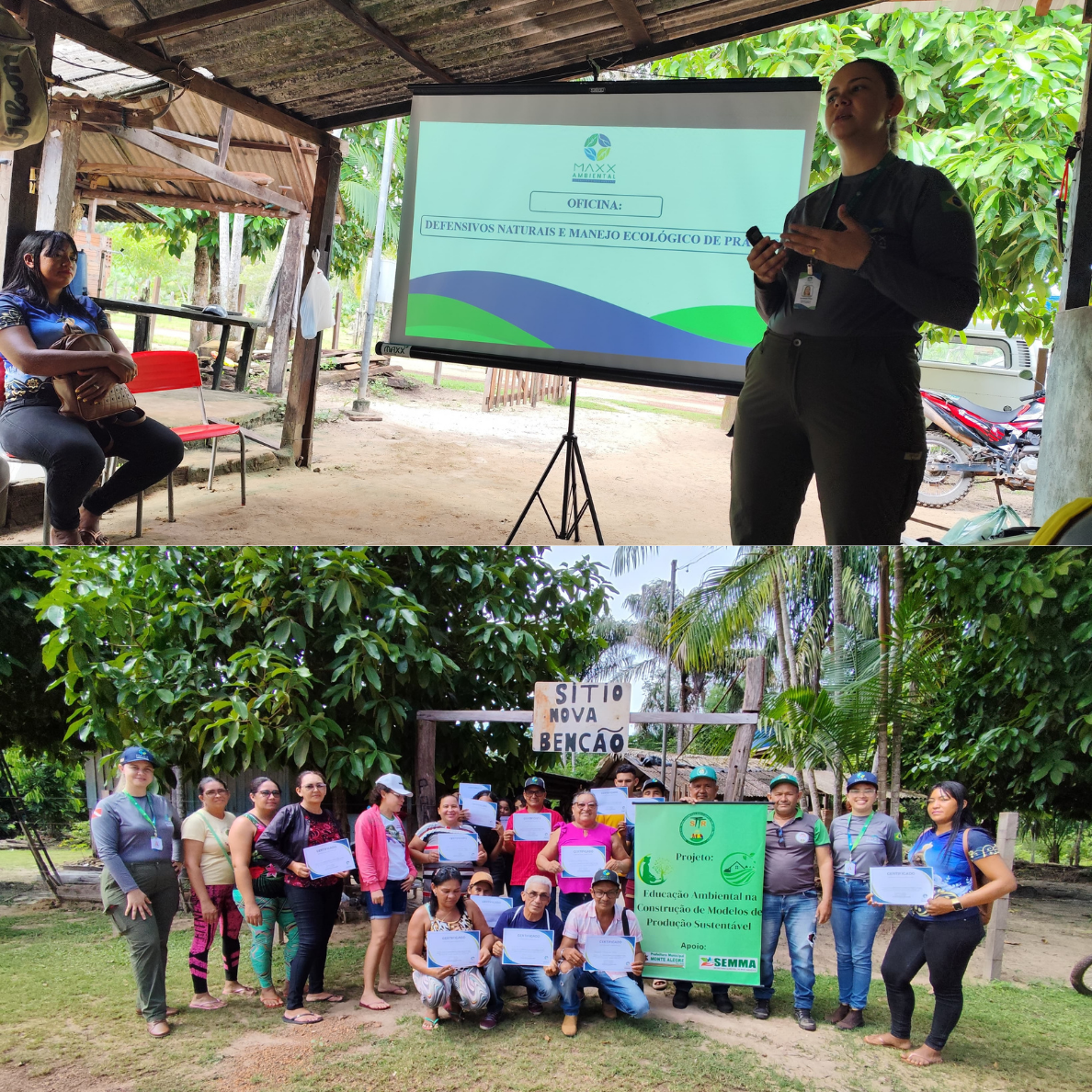 Dia de Oficina em parceria com STTR